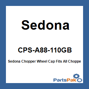 Sedona CPS-A88-110GB; Sedona Chopper Wheel Cap Fits All Chopper