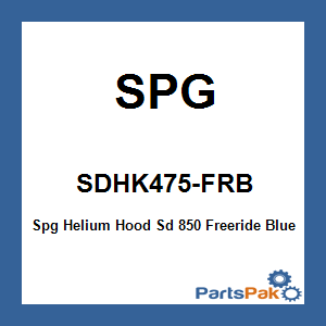SPG SDHK475-FRB; Spg Helium Hood Sd 850 Freeride Blue