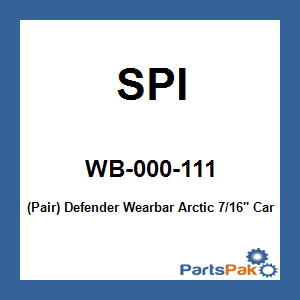SPI WB-000-111; (Pair) Defender Wearbar Arctic