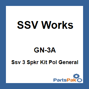 SSV Works GN-3A; Ssv 3 Spkr Kit Pol General