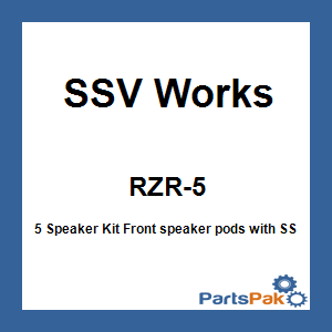 SSV Works RZR-5; 5 Speaker Kit