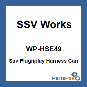 SSV Works WP-HSE49; Ssv Plugnplay Harness Can