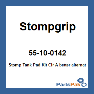 Stompgrip 55-10-0142; Stomp Tank Pad Kit Clr