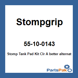 Stompgrip 55-10-0143; Stomp Tank Pad Kit Clr