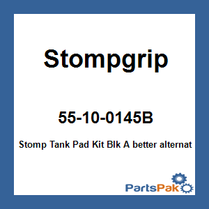 Stompgrip 55-10-0145B; Stomp Tank Pad Kit Blk