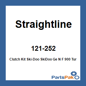Straightline 121-252; Clutch Kit Fits Ski-Doo Fits SkiDoo Ge N F 900 Turbo 137 0-3000 Ft