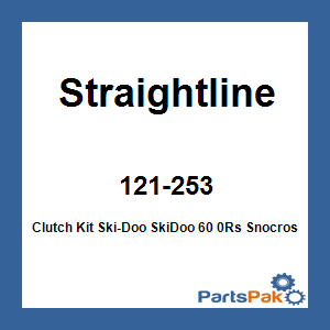 Straightline 121-253; Clutch Kit Fits Ski-Doo Fits SkiDoo 60 0Rs Snocross Race Kit Snowmobile