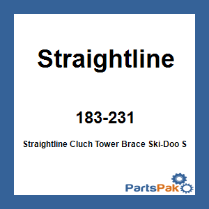 Straightline 183-231; Straightline Cluch Tower Brace Fits Ski-Doo Fits SkiDoo Gen 4 Snowmobile