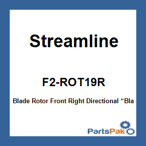 Streamline F2-ROT19R; Blade Rotor Front Right