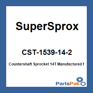 SuperSprox CST-1539-14-2; Countershaft Sprocket 14T