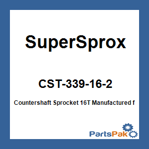 SuperSprox CST-339-16-2; Countershaft Sprocket 16T