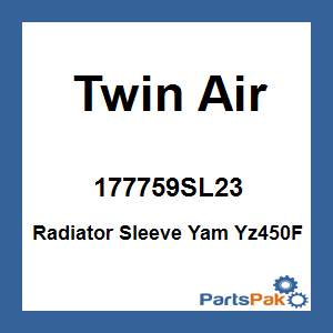 Twin Air 177759SL23; Radiator Sleeve Fits Yamaha Yz450F