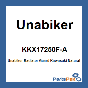 Unabiker KKX17250F-A; Unabiker Radiator Guard Fits Kawasaki Natural