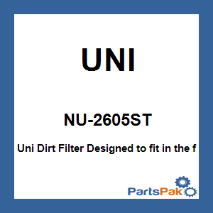 UNI NU-2605ST; Uni Dirt Filter