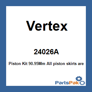 Vertex 24026A; Piston Kit 90.95Mm