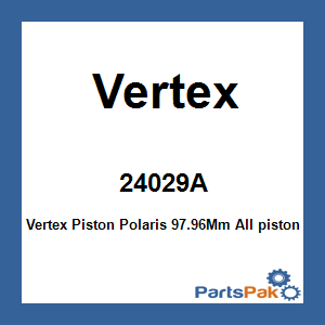 Vertex 24029A; Vertex Piston Fits Polaris 97.96Mm