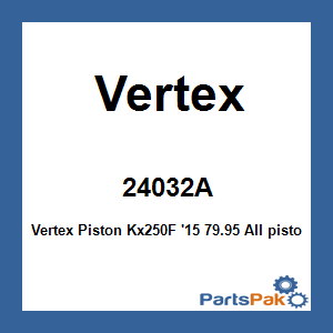 Vertex 24032A; Vertex Piston Kx250F '15 79.95