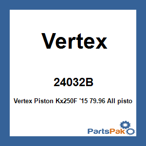Vertex 24032B; Vertex Piston Kx250F '15 79.96