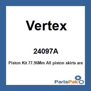 Vertex 24097A; Piston Kit 77.96Mm