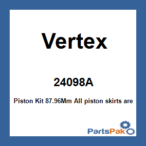 Vertex 24098A; Piston Kit 87.96Mm