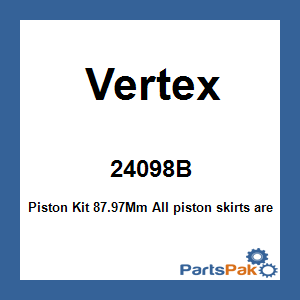 Vertex 24098B; Piston Kit 87.97Mm