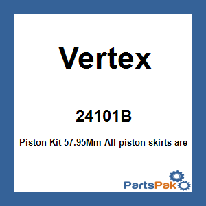 Vertex 24101B; Piston Kit 57.95Mm