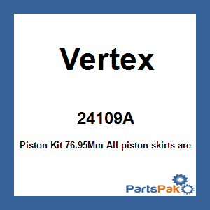 Vertex 24109A; Piston Kit 76.95Mm
