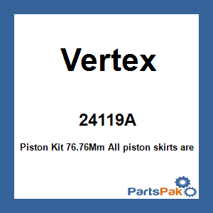 Vertex 24119A; Piston Kit 76.76Mm