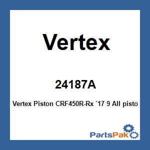 Vertex 24187A; Vertex Piston CRF450R-Rx `17 9