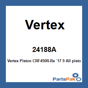 Vertex 24188A; Vertex Piston CRF450R-Rx `17 9