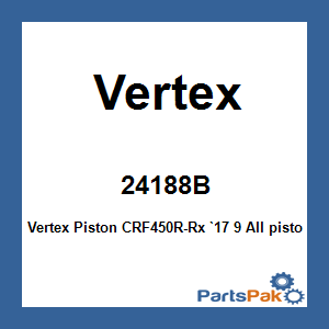 Vertex 24188B; Vertex Piston CRF450R-Rx `17 9
