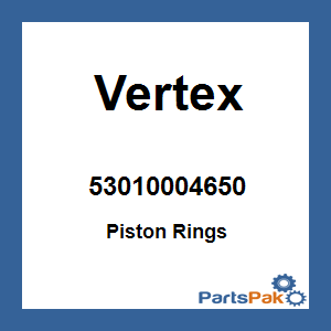 Vertex 53010004650; Piston Rings