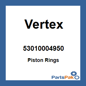 Vertex 53010004950; Piston Rings