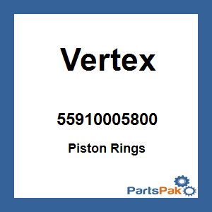 Vertex 55910005800; Piston Rings