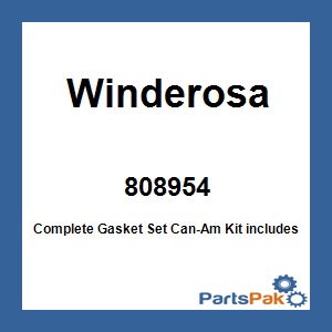 Winderosa 808954; Complete Gasket Set Can-Am