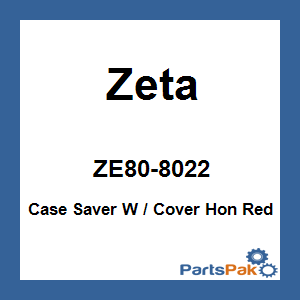 Zeta ZE80-8022; Case Saver W / Cover Fits Honda Red