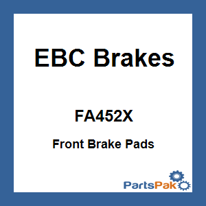EBC Brakes FA452X; Front Brake Pads