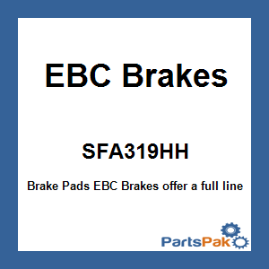 EBC Brakes SFA319HH; Brake Pads