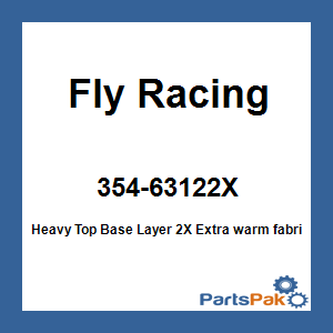 Fly Racing 354-63122X; Heavy Top Base Layer 2X