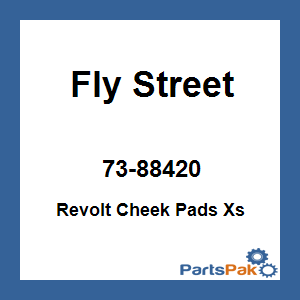 Fly Street 73-88420; Revolt Cheek Pads Xs