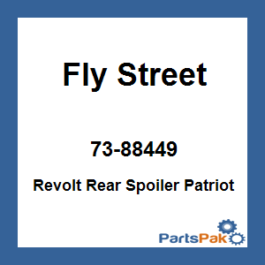 Fly Street 73-88449; Revolt Rear Spoiler Patriot