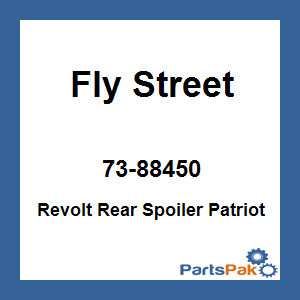 Fly Street 73-88450; Revolt Rear Spoiler Patriot