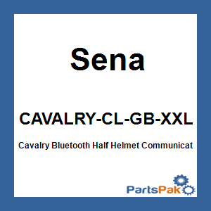 Sena CAVALRY-CL-GB-XXL; Cavalry Bluetooth Half Helmet