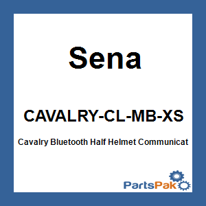 Sena CAVALRY-CL-MB-XS; Cavalry Bluetooth Half Helmet