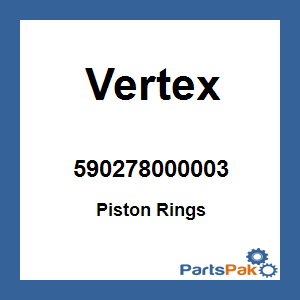 Vertex 590278000003; Piston Rings