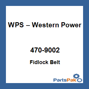 WPS - Western Power Sports 470-9002; Fidlock Belt