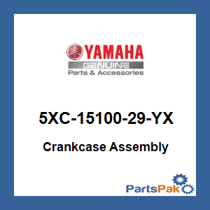 Yamaha 5XC-15100-29-YX Crankcase Assembly; 5XC1510029YX