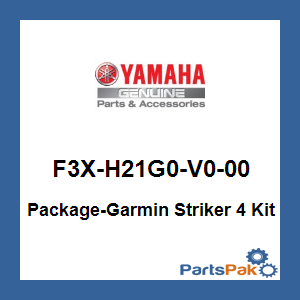 Yamaha Garmin Striker 4 Kit Fish Finder Package- F3x-h21g0-v0-00