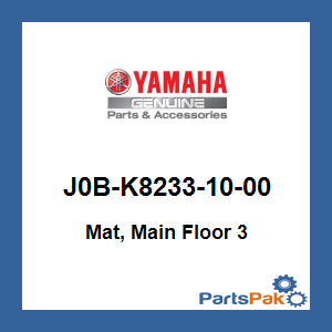 Yamaha J0B-K8233-10-00 Mat, Main Floor 3; J0BK82331000