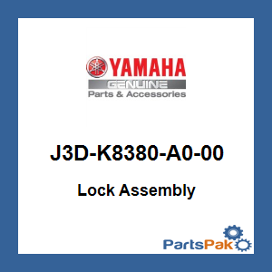 Yamaha J3D-K8380-A0-00 Lock Assembly; J3DK8380A000